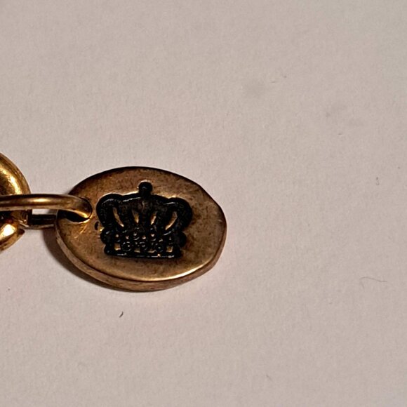 2007 Limited edition Juicy Couture gold tone charm bracelet christmas - Picture 2 of 10